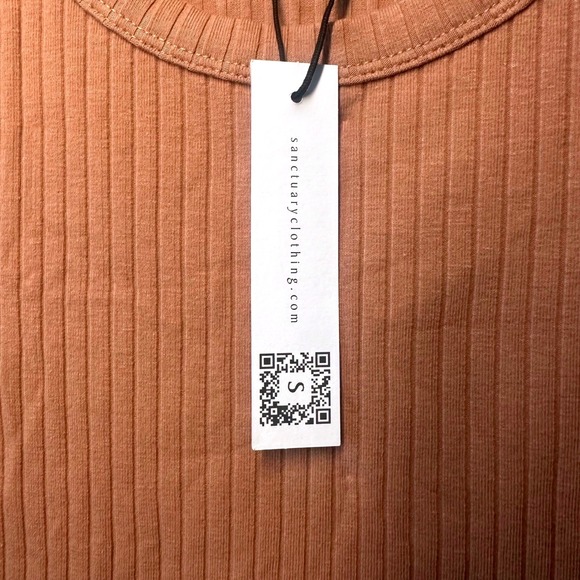 Sanctuary Ribbed Tank Midi‎ Dress Women's XL Sleeveless Casual Bodycon NWT new - Picture 5 of 6